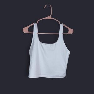 Reoria White Crop Tank Top – Size M